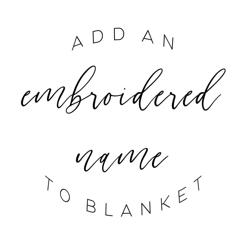 ADD A NAME TO YOUR BLANKET - Cozy Cottontail