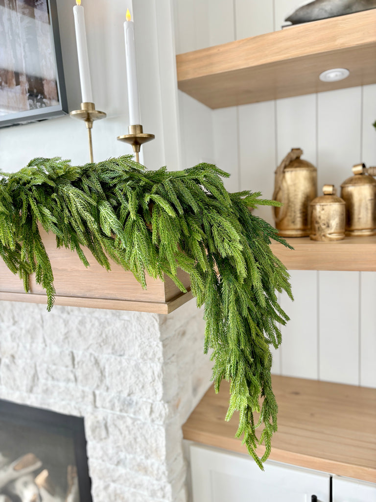 Natural Touch Norfolk Pine Garland - 60"