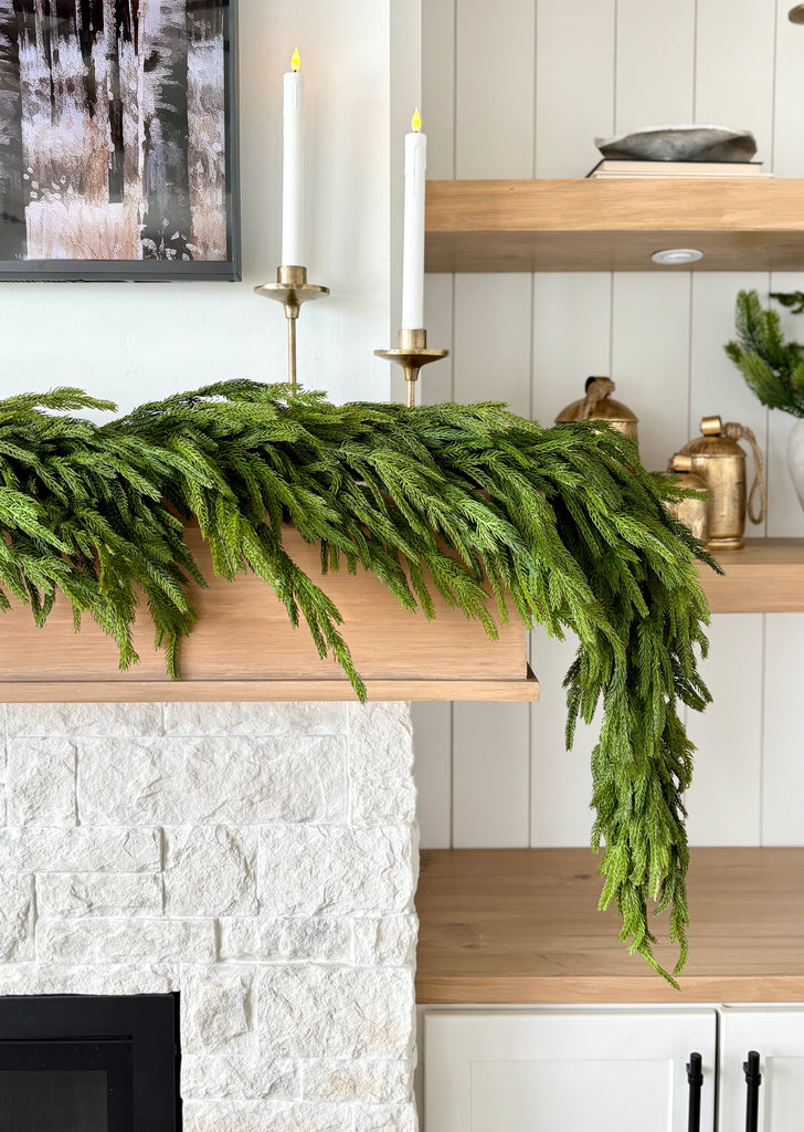 Natural Touch Norfolk Pine Garland - 60"