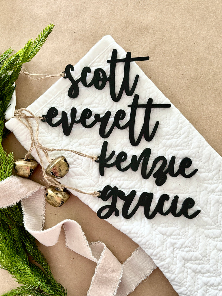 Personalized Stocking Tags
