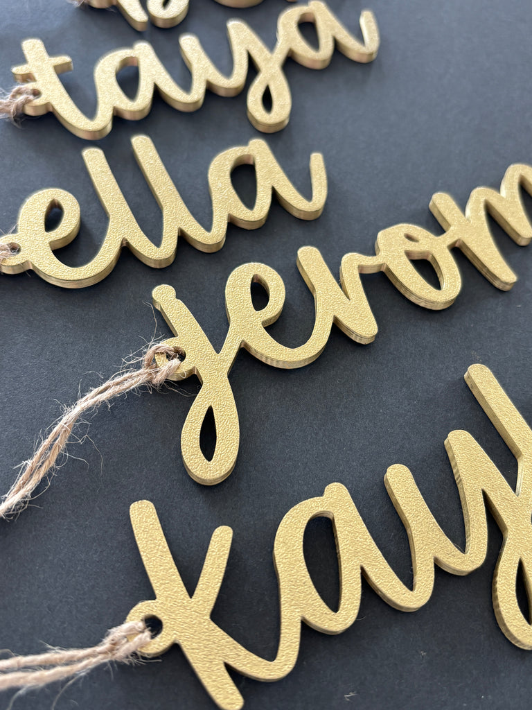 Personalized Stocking Tags - Cozy Cottontail
