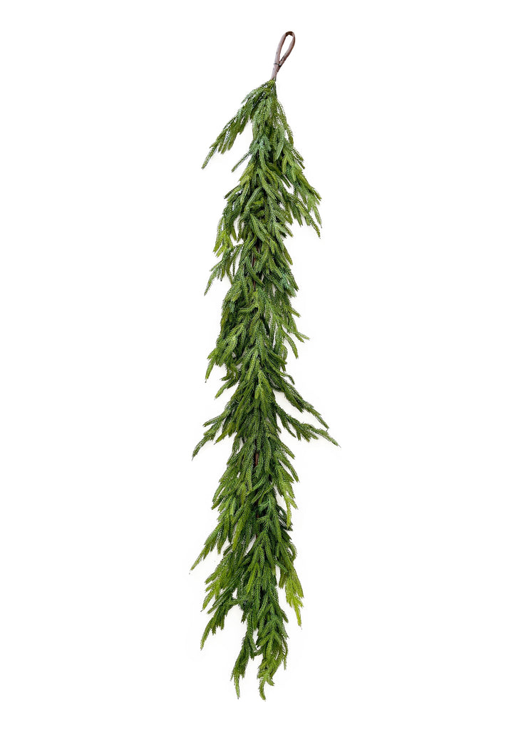 Natural Touch Norfolk Pine Garland - 60" - Cozy Cottontail