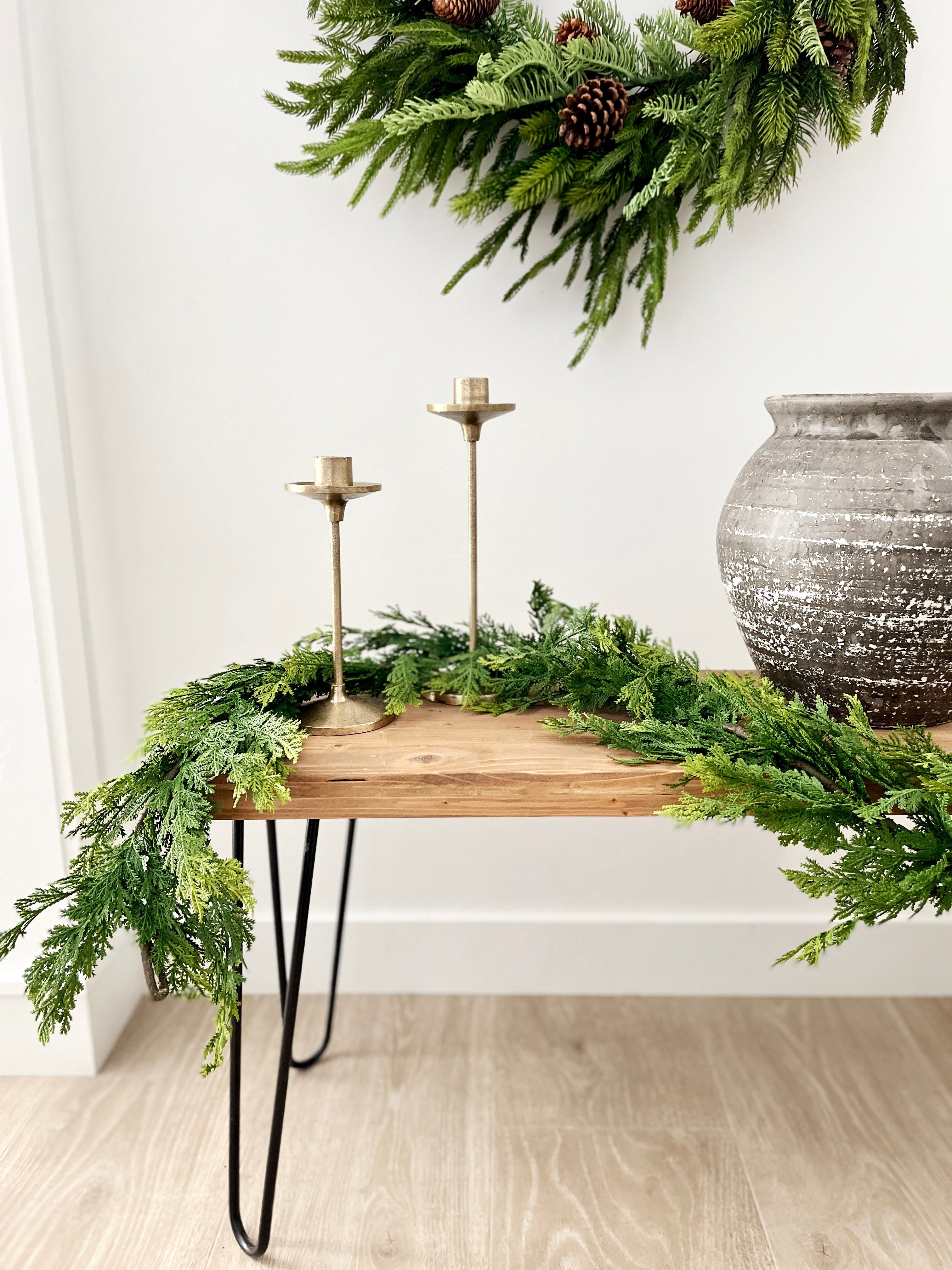 Natural Touch Cedar Garland - 65