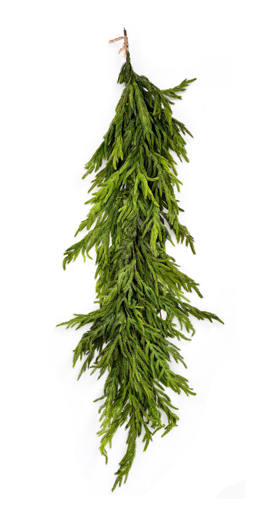 Natural Touch Norfolk Dripping Pine Garland - 40" x 27"
