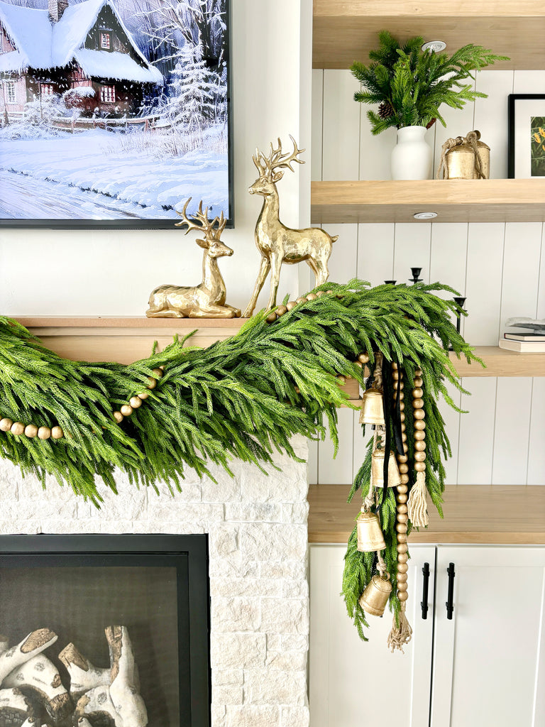 Natural Touch Norfolk Pine Garland - 72"