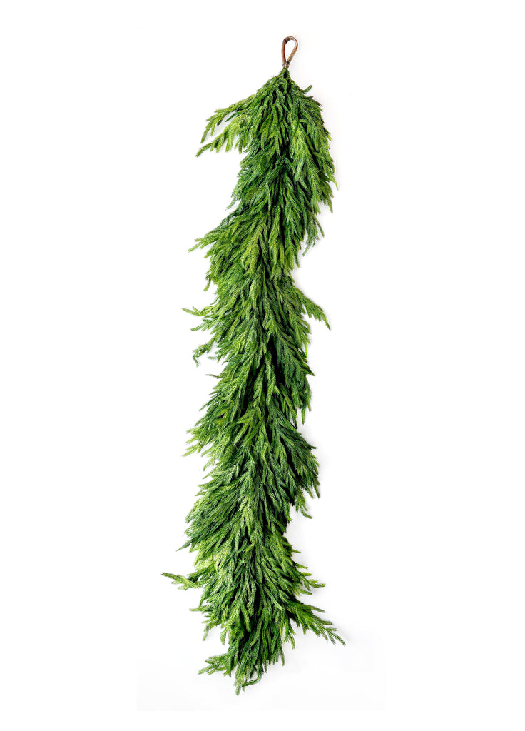Natural Touch Norfolk Pine Garland - 72"