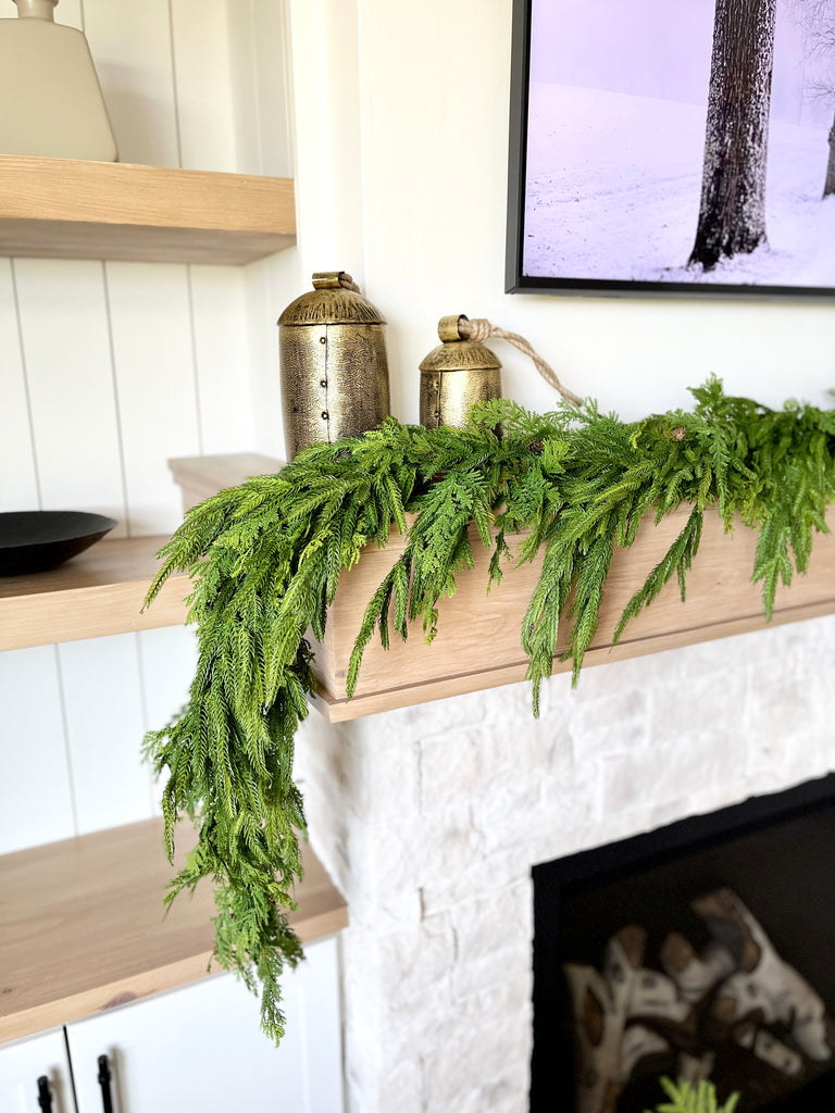 Natural Touch Norfolk Pine Garland - 60" - Cozy Cottontail