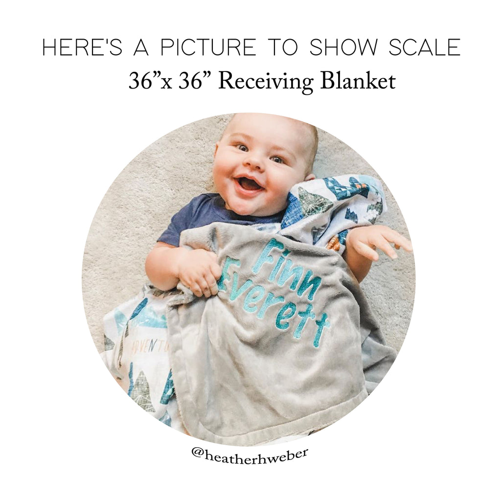 Personalized Minky Blanket | Watercolor Sunflowers - Cozy Cottontail