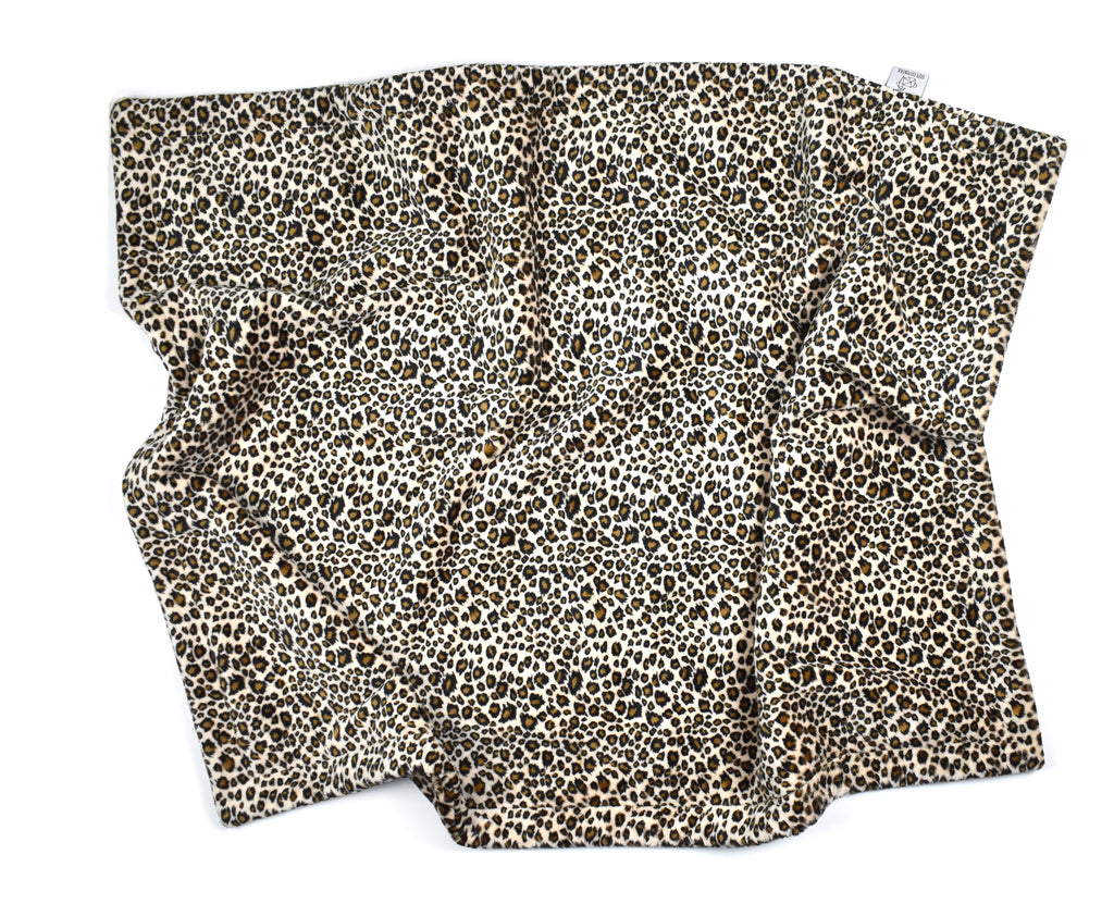 3-Layer Plush Minky Blanket | Leopard - Cozy Cottontail