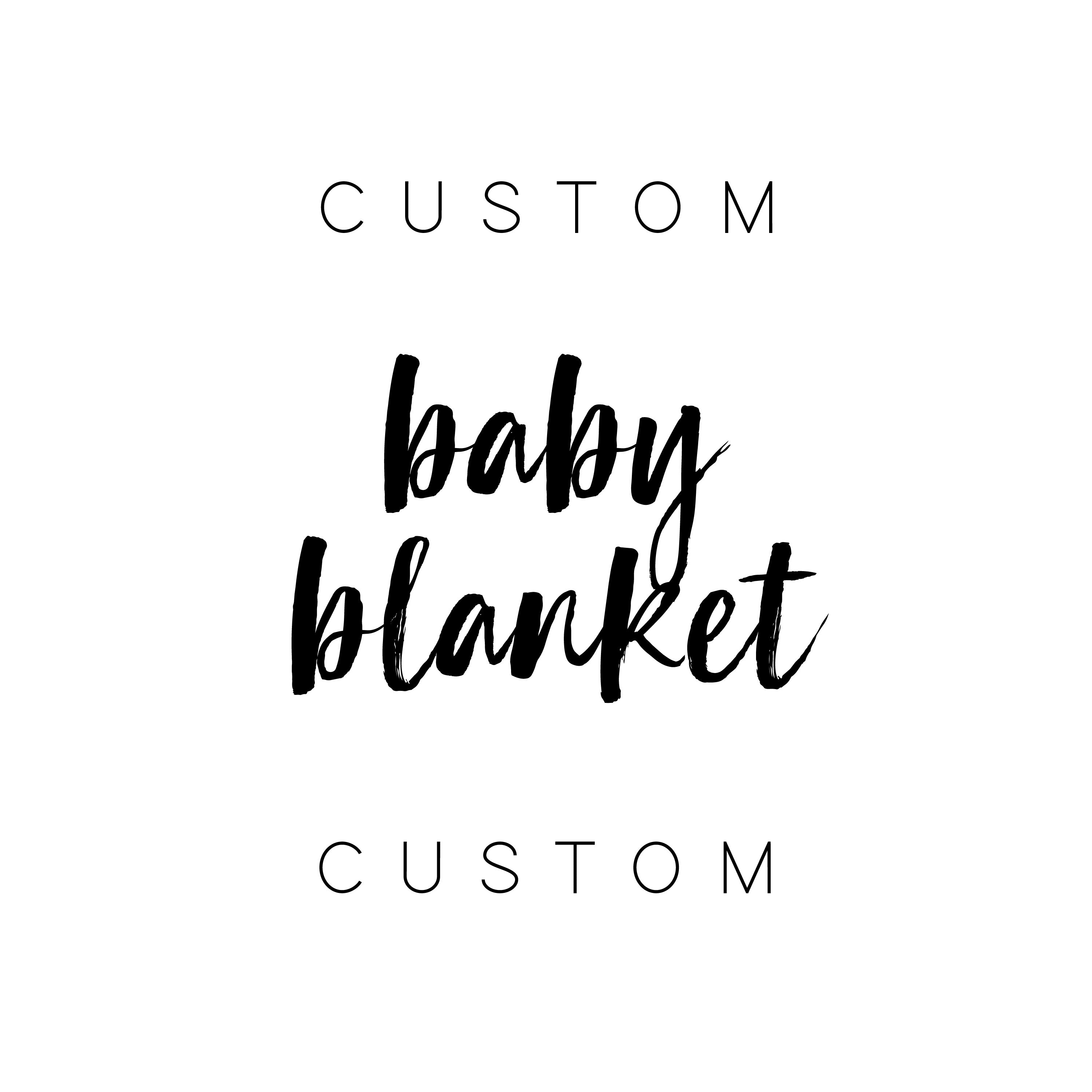 Create Your Own BABY BLANKET- outlets minky blanket- cuddle blanket- crib blanket- custom blanket- design your own-