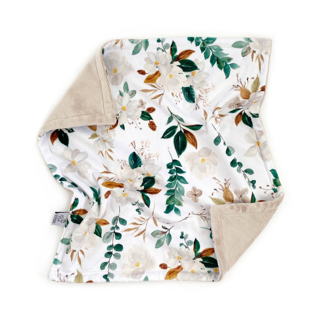 Minky Lovey | Magnolia Floral - Cozy Cottontail