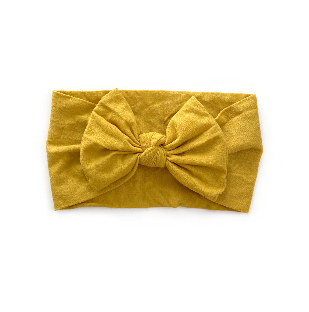 Nylon Headband | Mustard - Cozy Cottontail